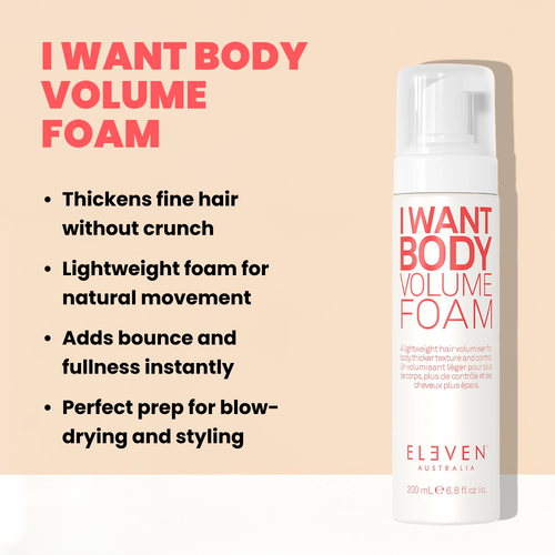 I WANT BODY VOLUME FOAM 200 ml