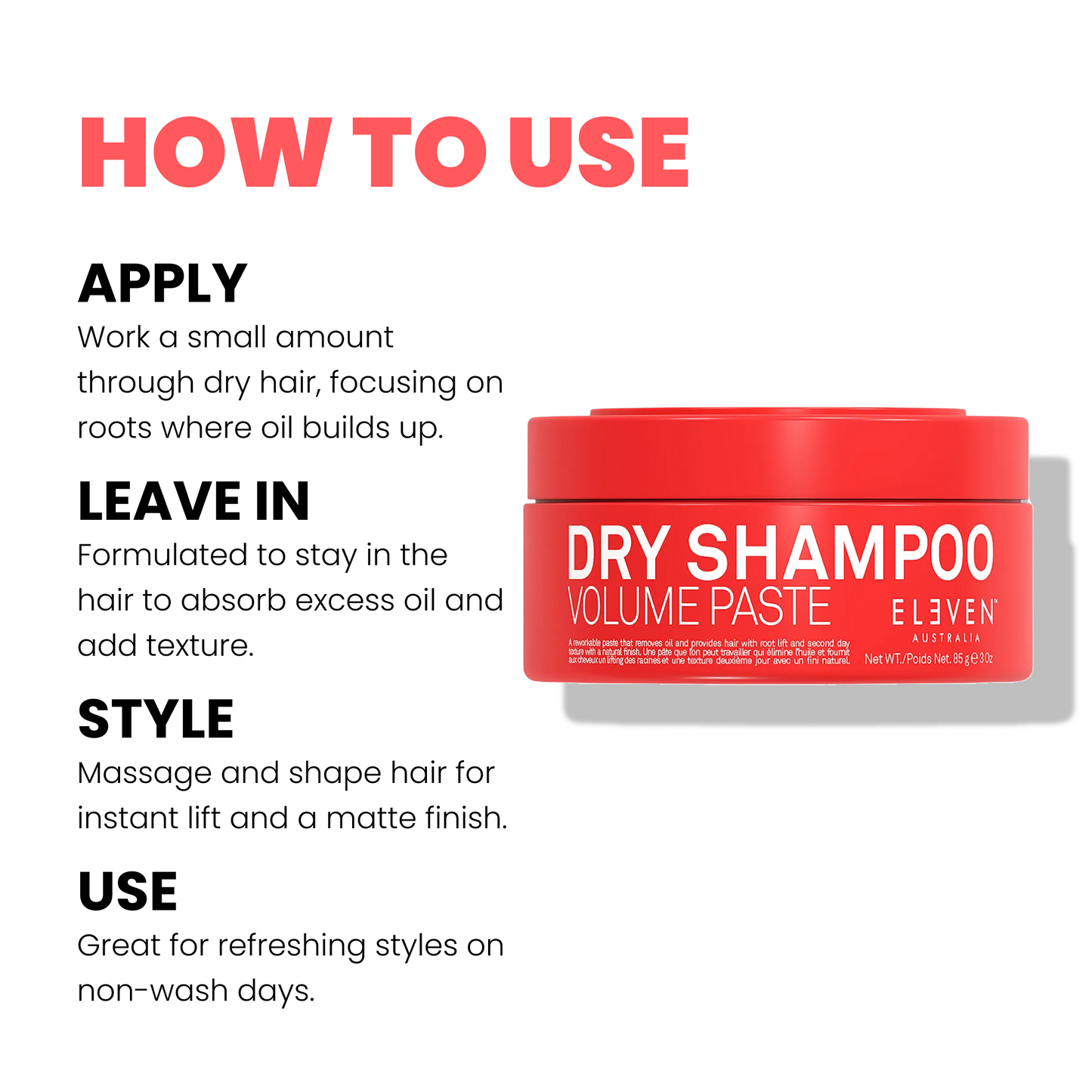 DRY SHAMPOO VOLUME PASTE 85 g