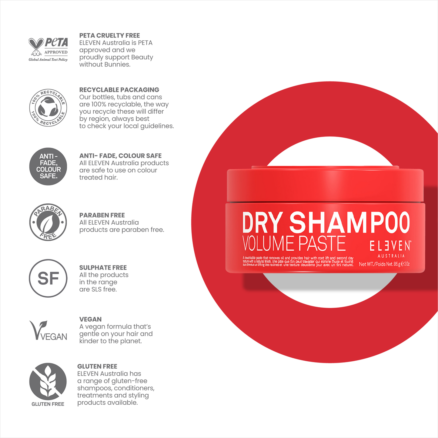 DRY SHAMPOO VOLUME PASTE 85 g